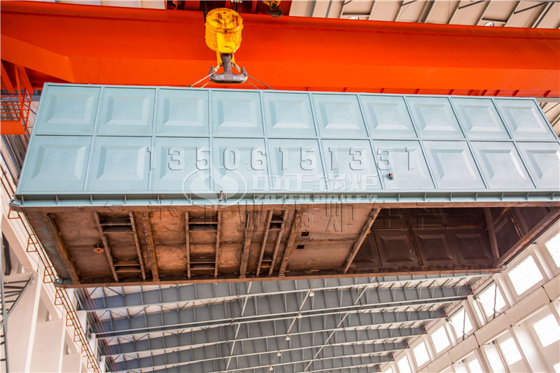 沼氣鍋爐燃燒中